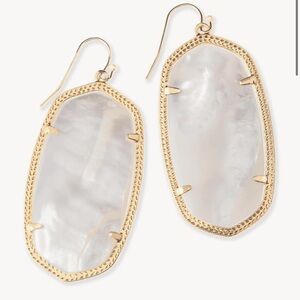 Kendra Scott Danielle Earrings; Pink Quartz, Dust bag included